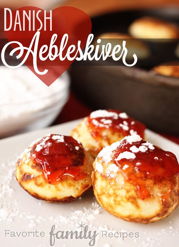 recipes christmas lunch danish Aebleskiver Danish from FavFamilyRecipes.com