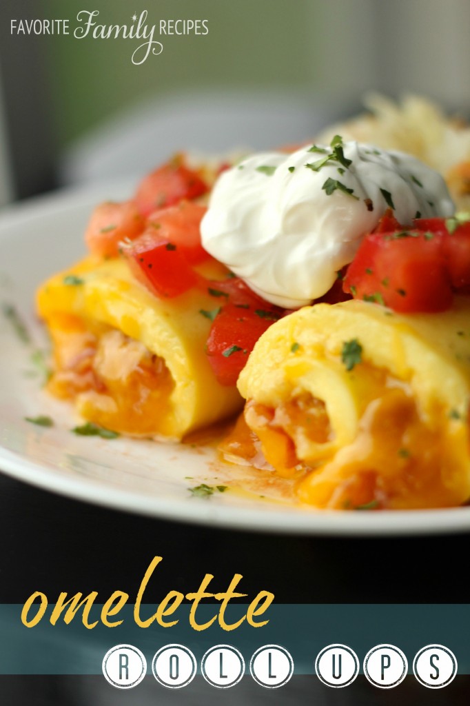 Omelette Roll Ups from favfamilyrecipes.com