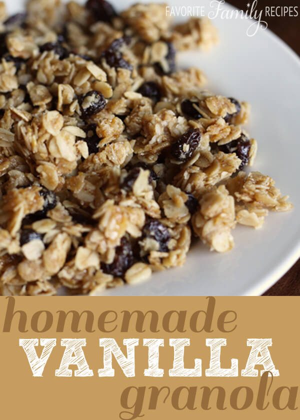 Elise's Homemade Vanilla Granola -