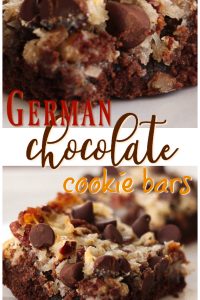 German Chocolate Cookie Bars | Favorite Family Recipes