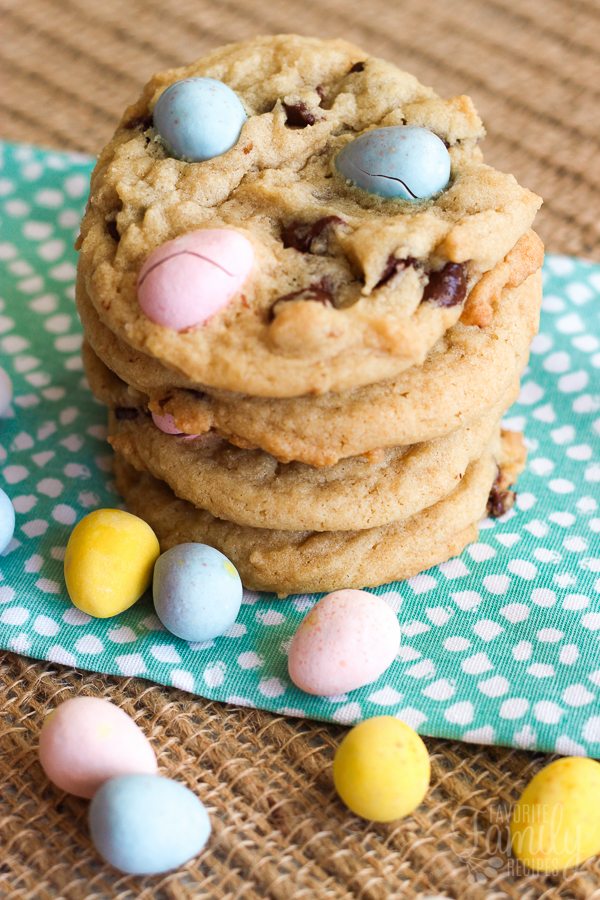 Easter Cadbury Egg Cookies - from Favorite Family Recipes