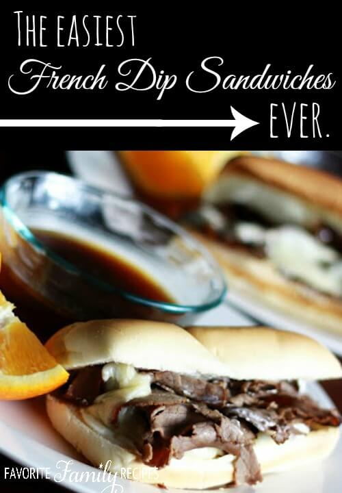 Super Easy French Dip Subs | Favorite Family Recipes