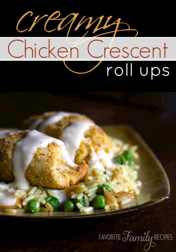 Easy Chicken Crescent Roll Ups | Favorite Family Recipes