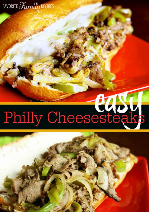 Easy Philly Cheesesteaks | Favorite Family Recipes