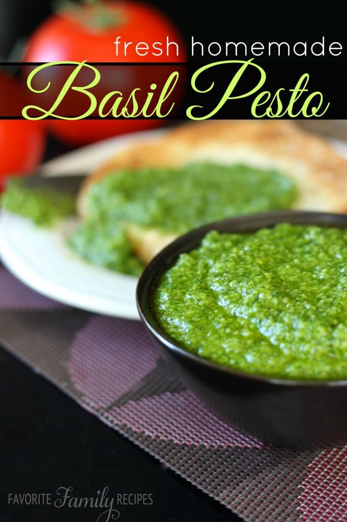 Fresh Homemade Basil Pesto Recipe | Favorite Family Recipes