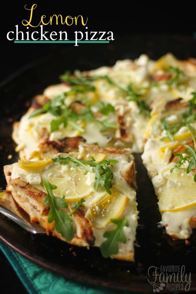 Lemon Chicken Pizza Recipe | Quick & Easy Lunches