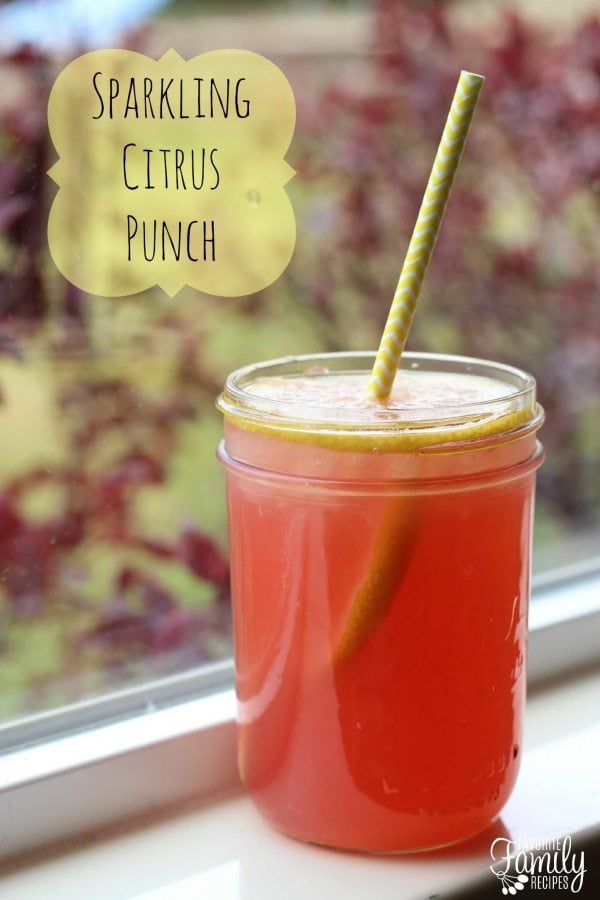 Sparkling Citrus Punch | Favorite Family Recipes