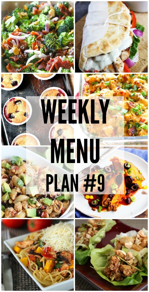  Weekly Menu Plan 9 The Recipe Critic