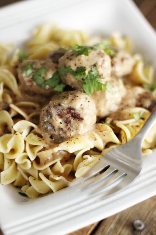 Easy Meatball Stroganoff Favorite Family Recipes