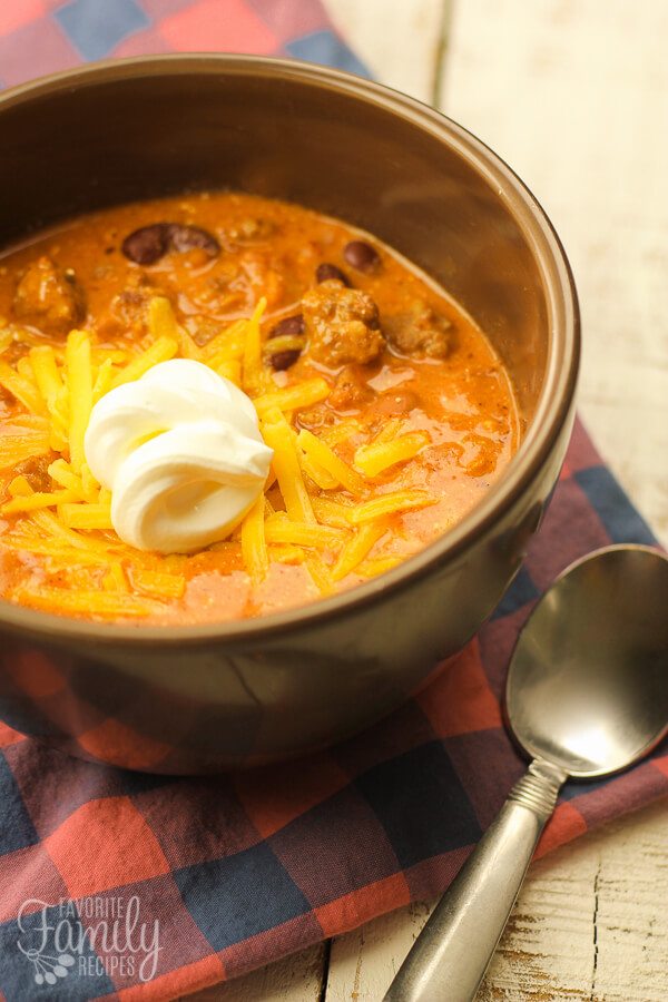 Creamy Italian Sausage Chili Favorite Family Recipes