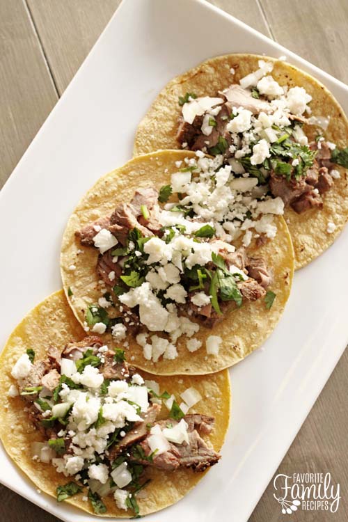 Street Tacos {Grilled Steak} | Favorite Family Recipes