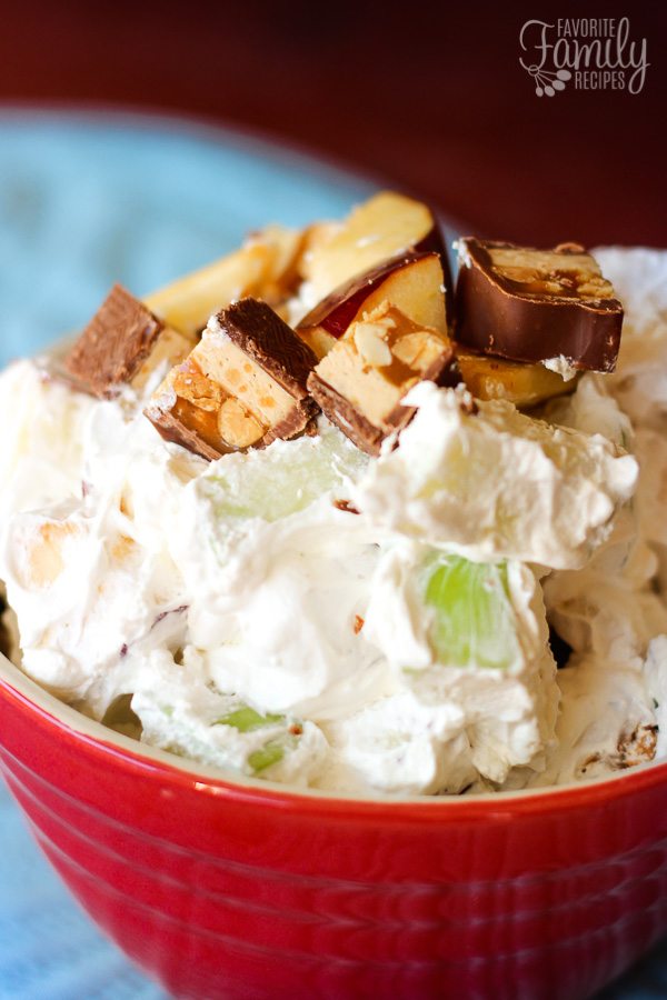 snicker apple salad with cool whip