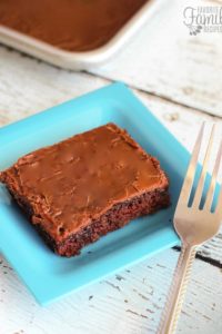 Texas Sheet Cake Chocolate Dessert | Favorite Family Recipes