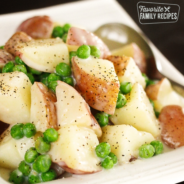 Creamed Peas And Potatoes Favorite Family Recipes