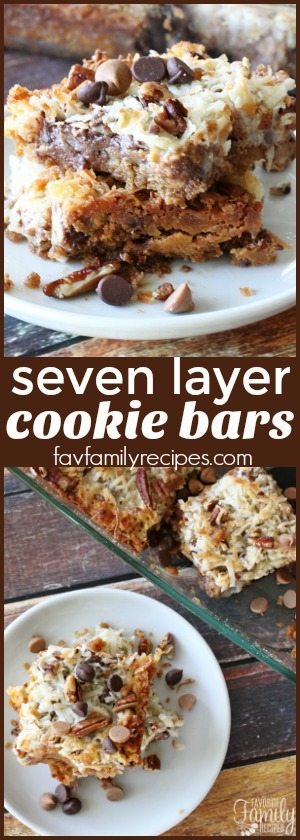 Seven Layer Cookie Bars | Favorite Family Recipes