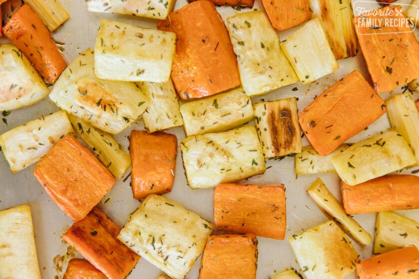 Oven Roasted Carrots and Parsnips the Perfect Side Dish