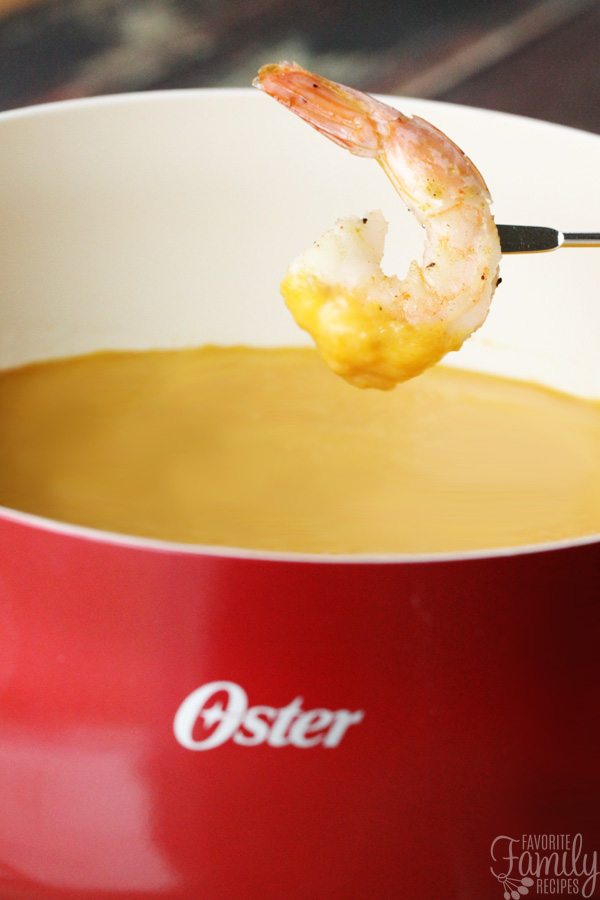 Smooth Cheesy Cheddar Fondue Dip  Favorite Family Recipes