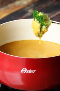 Smooth Cheesy Cheddar Fondue Dip  Favorite Family Recipes