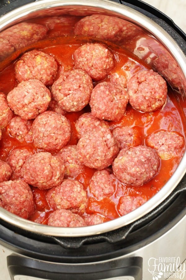 Easiest Instant Pot Meatballs - Favorite Family Recipes