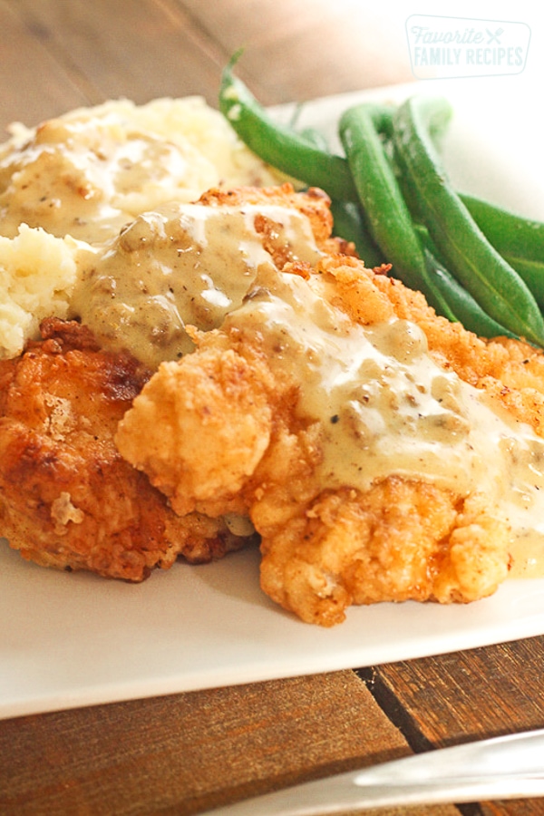 Chicken Fried Chicken {with country gravy} | Favorite Family Recipes