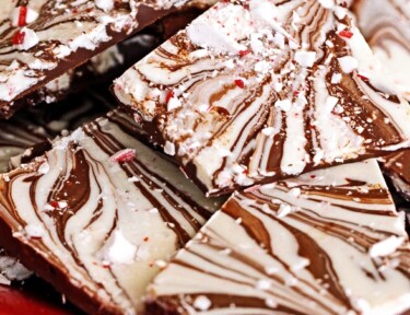 White Chocolate Peppermint Bark Swirl - Favorite Family Recipes