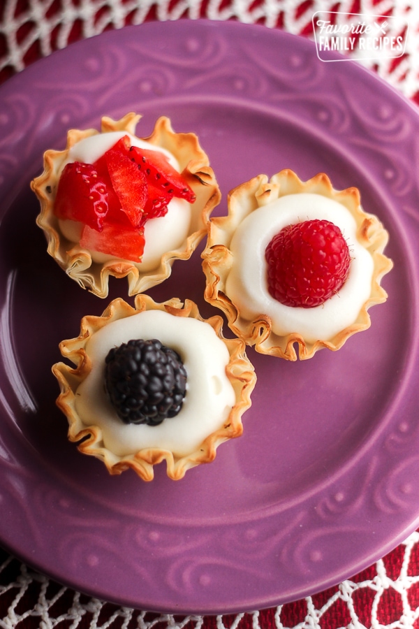 Phyllo Cups With Fruit 15 Minute Recipe Favorite Family Recipes