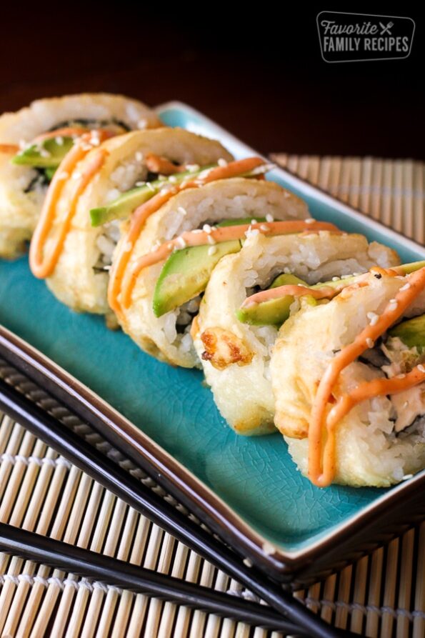 Shrimp Tempura Rolls Recipe (Godzilla Rolls): No Raw Fish in this Sushi