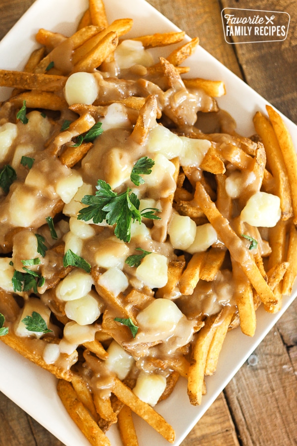 Poutine Canadian Smothered Fries Favorite Family Recipes
