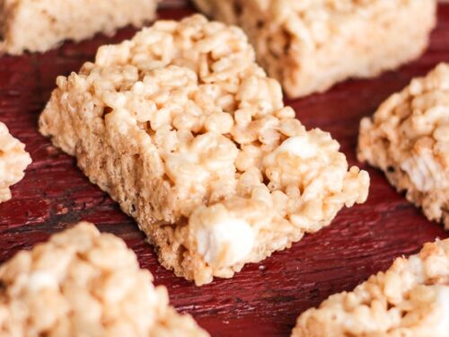 Salted Caramel Rice Krispie Treats | Favorite Family Recipes