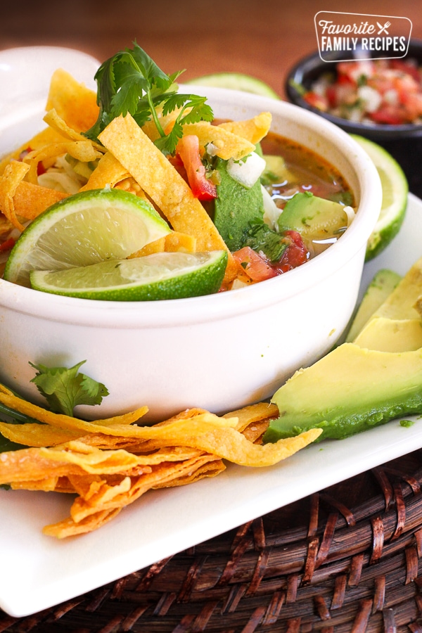 Our Version of Cafe Rio's Chicken Tortilla Soup image