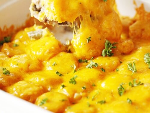 tater tot casserole recipe with ground beef