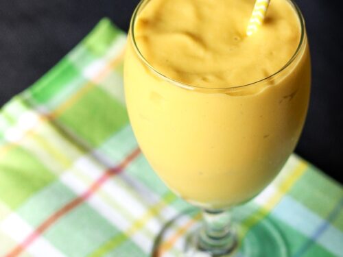 Mango Lassi Recipe, A Yogurt Smoothie - On The Go Bites