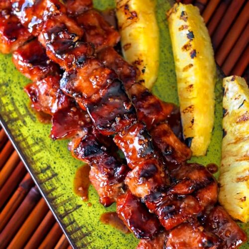 Asian Glazed Pork Kabobs Favorite Family Recipes