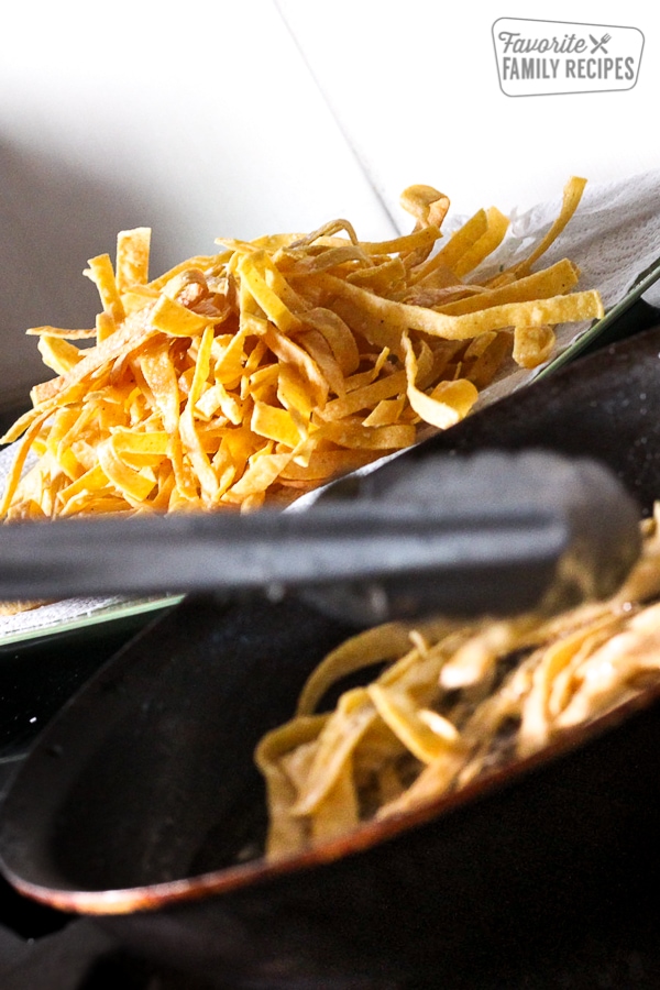 How to Make Fried Tortilla Strips — The Mom 100