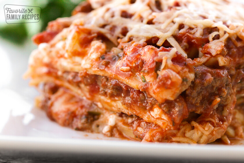 Lasagna with Cottage Cheese