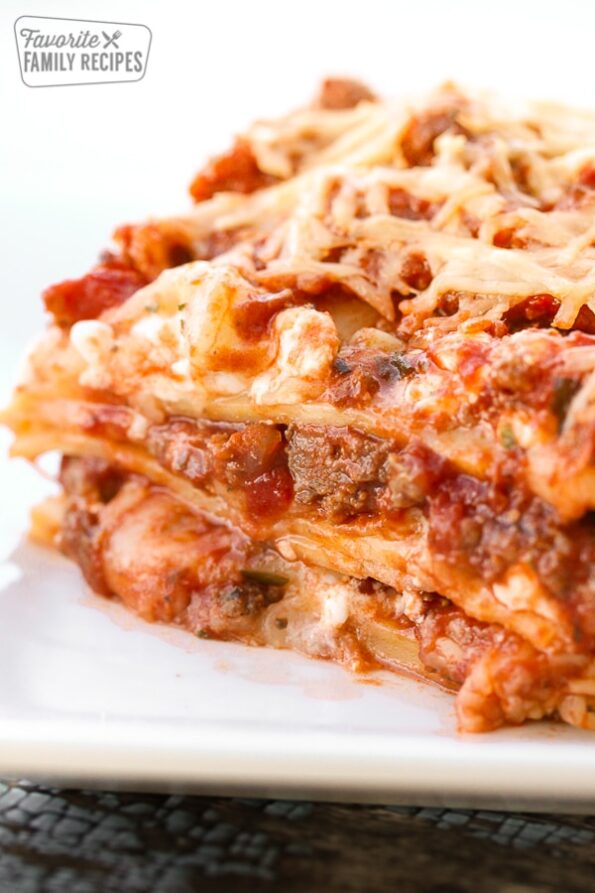 Lasagna with Cottage Cheese