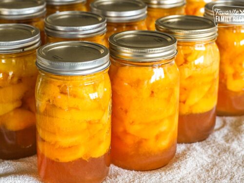 Canning Peaches at Home | Favorite Family Recipes