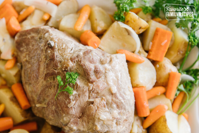 Crock Pot Pork Roast With Vegetables 7275