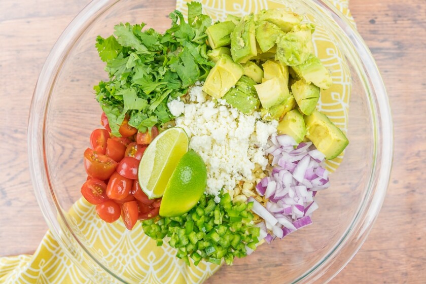 Grilled Corn Salad {Easy Summer Side Dish} - Favorite Family Recipes