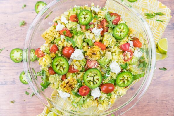 Grilled Corn Salad {Easy Summer Side Dish} - Favorite Family Recipes