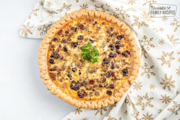 Christmas Breakfast Quiche | Favorite Family Recipes