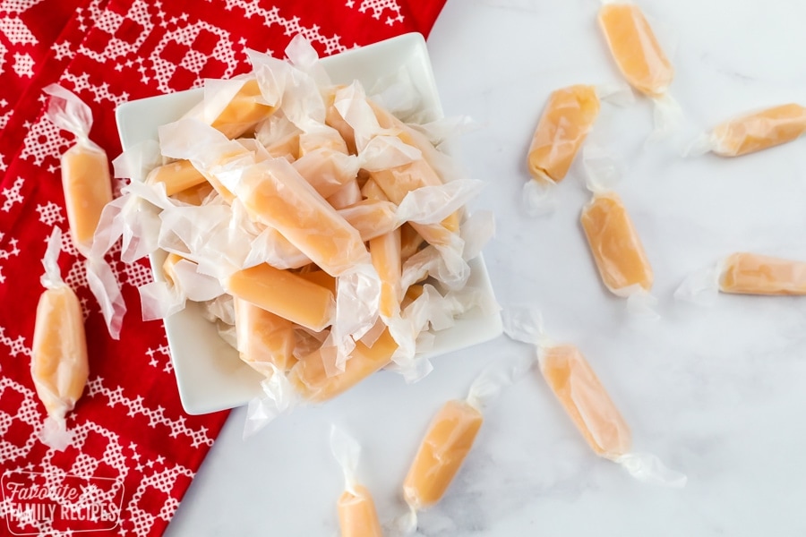 https://www.favfamilyrecipes.com/wp-content/uploads/2020/12/Top-View-of-Homemade-Caramels.jpg