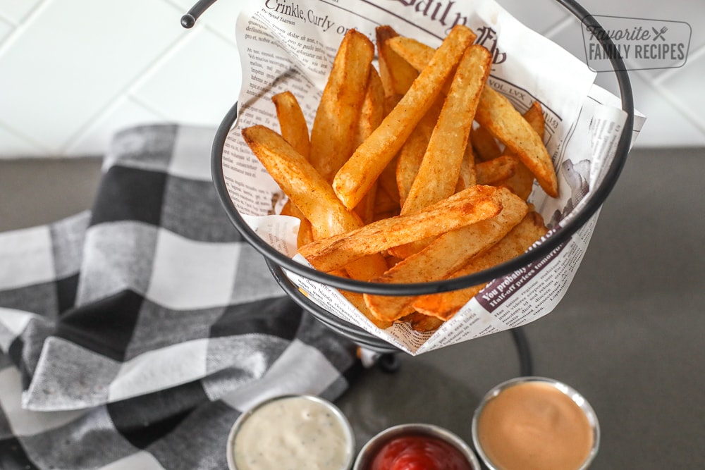 The BEST Crispy Air Fryer French Fries (No Soaking) - Eat the Gains