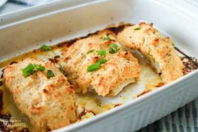 Baked Mahi Mahi with Herb Parmesan Crust