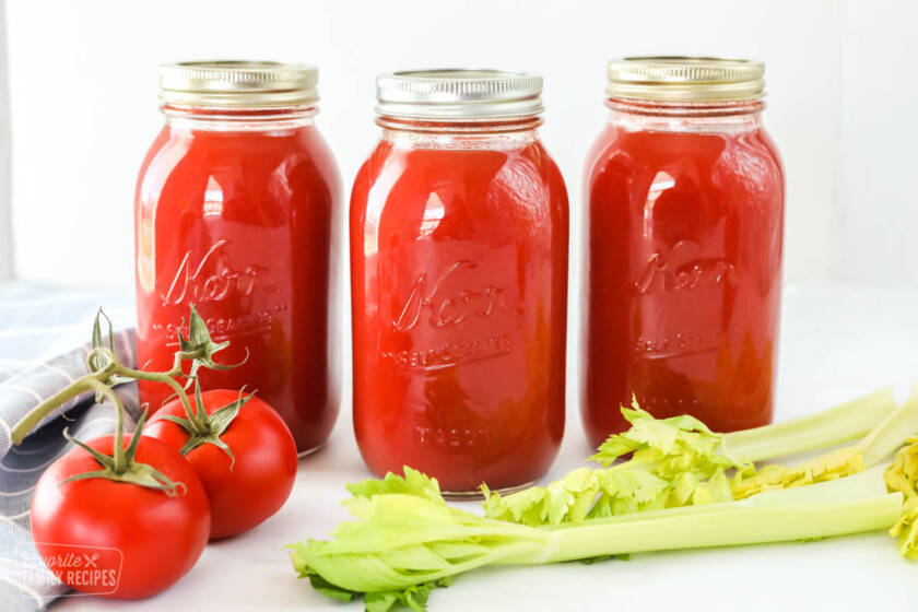 Homemade Tomato Juice Recipe