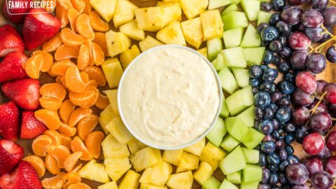 Fruit Dip in a Lunch Container Recipe —