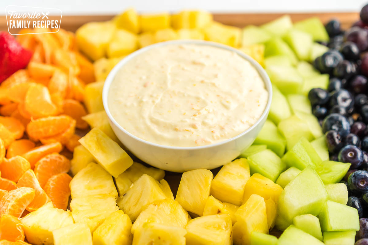 Fruit Dip in a Lunch Container Recipe —