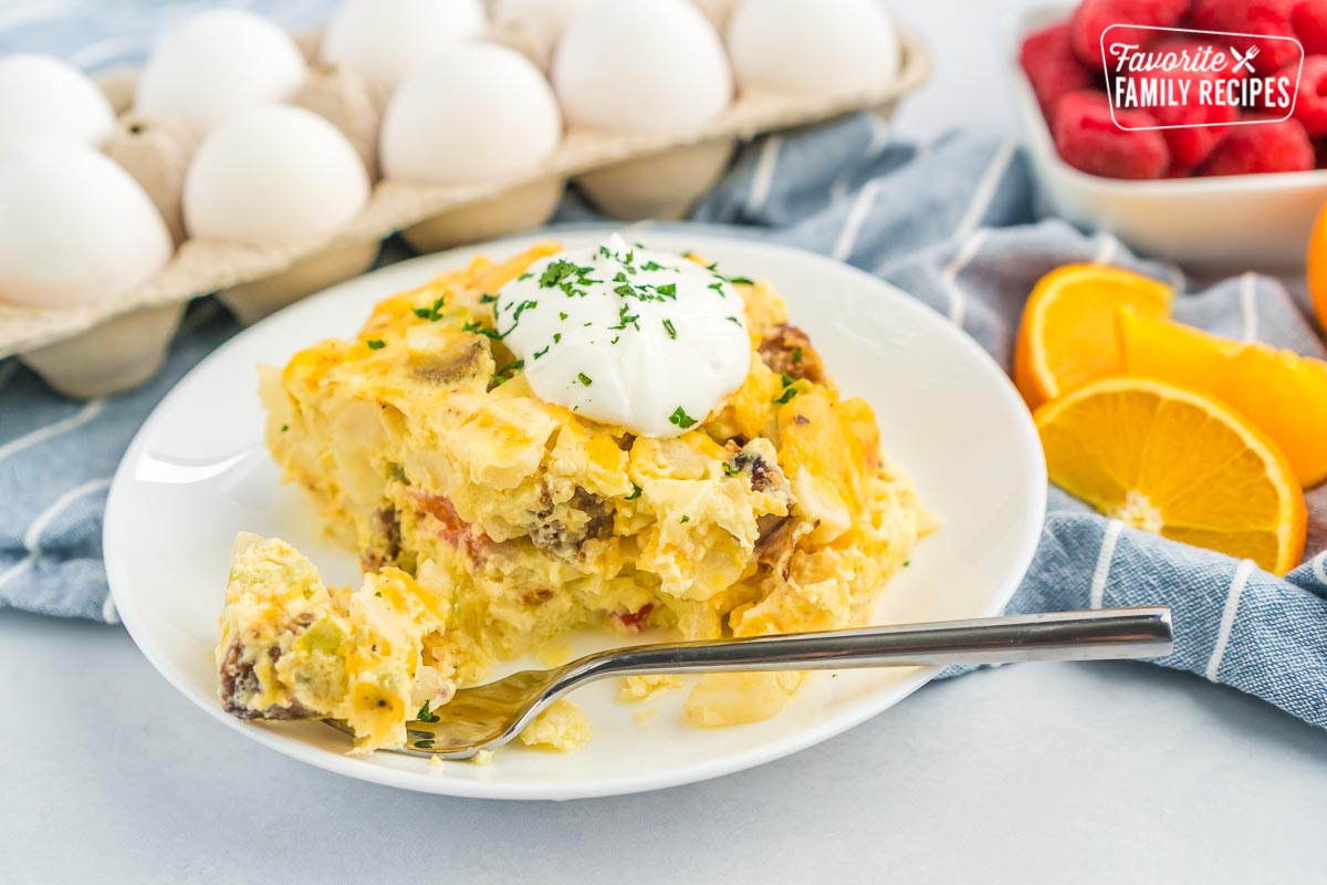 Crockpot Egg Casserole for Clean Eating on a Budget!
