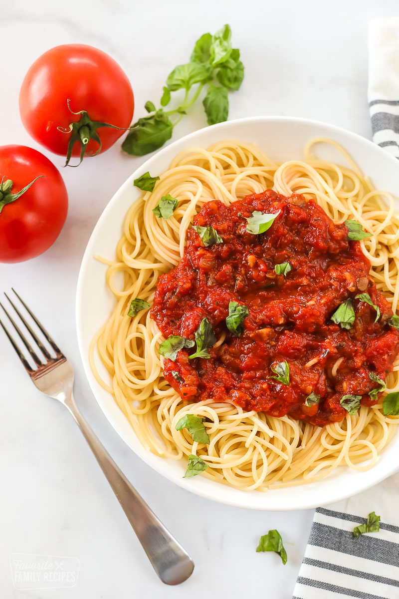 Top 68+ imagen homemade pasta sauce recipe - abzlocal fi