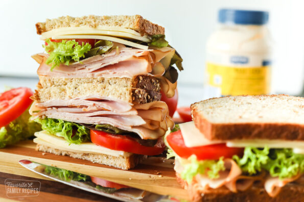 Turkey Sandwich (Deli Style Recipe)